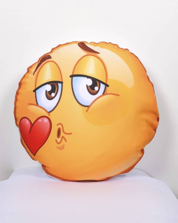 Coussin smiley kiss