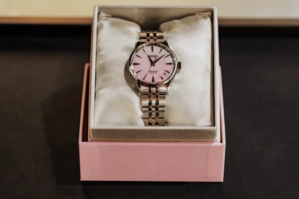 Montre femme rose