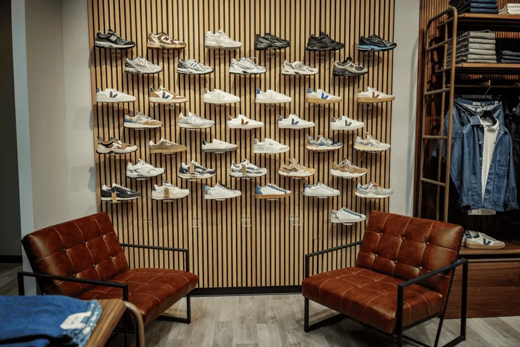 Présentoir de baskets