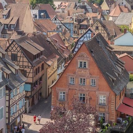 Restaurant Bord'eau vu du ciel à Colmar