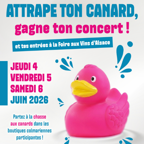 Attrape ton canard, gagne ton concert !